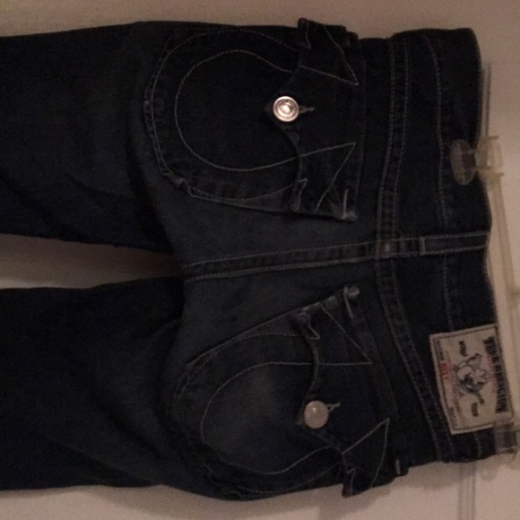 True Religion Denim Jeans with large pocket detail - Picture 2 of 3